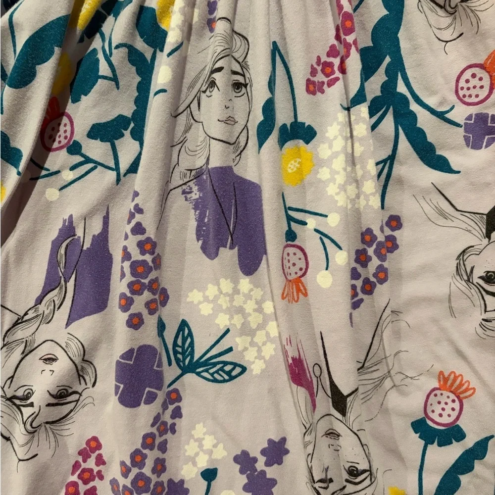 Hanna Andersson Girls' Disney Frozen 2 Purple Long Sleeve Dress Size 10 - Picture 4 of 9